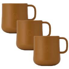 네스틱 유아컵 3p 세트, 브라운, 1세트, 200ml