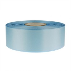 高密度貢緞緞帶 6mm, 深天藍色, 90m