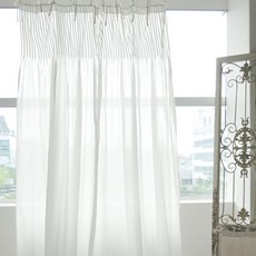 CoTe TaBLe 白色棉花布簾 IHG16-418, 白色