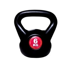 Egojin 黑色壺鈴, 黑色, 6kg, 1個