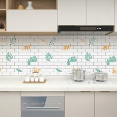 Anuro 廚房磁磚防油汙貼紙 C109, 1個