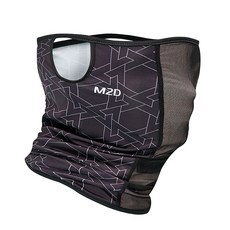 M2D 防紫外線高爾夫面罩 臉部遮陽罩, 黑雷, 1個