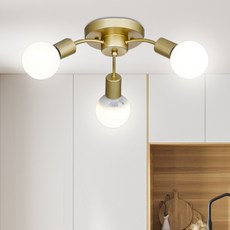 WONHA 餐桌燈 裝潢 直掛式燈具 照明 Chutin 3頭, 金色