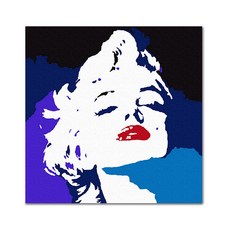 ADICO DIY 繪畫流行藝術傑作 25 x 25cm, 仰頭瑪莉蓮夢露 (PB11)
