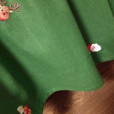 Designsall刺繡棉質多功能窗簾, 聖誕節