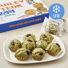 웰빙마루 국내산 보리 쑥 보리떡 (냉동), 50g, 1개, 12개입