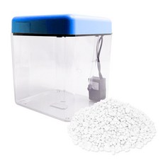 Aquatera LED一體式室內魚缸+裝飾石組 DAL25 白色, 藍色（魚缸）