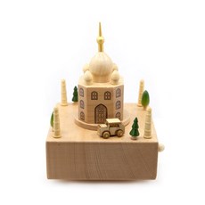 木質工藝音樂盒, 印度寺廟