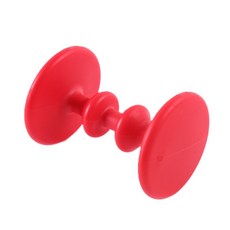 喵汪森林 足部滾筒按摩器, 紅色, 輕巧方便攜帶, 足底穴道按摩, 舒緩疲勞, 1個