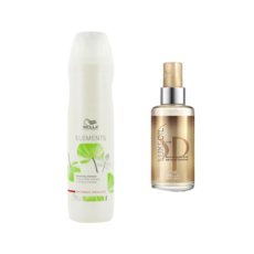 WELLA PROFESSIONAL 甦活洗髮乳 250ml+奶油果亮質油 100ml, 1套