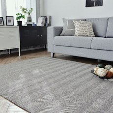 LEREVE 먼지없는 노블 사이잘룩 워셔블 러그