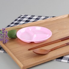 쿡차 레트로 분식 떡볶이 나눔접시, 핑크, 10개