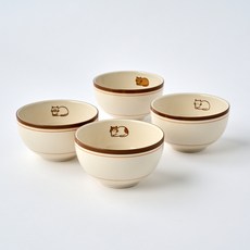 모던하우스 L 뚱냥이 공기 D10 4p 세트, 혼합색상, 1세트