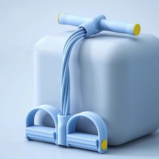 하나마켓365 가정용 복부 운동 페달 텐셔너 HANA001, 하늘색, 4개