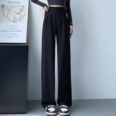 Banya Story 女款換季寬版長西裝褲 SS115
