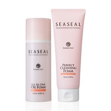 SEASEAL Weft 竹鹽潔面泡沫 150ml + 油性泡沫 120ml, 1套