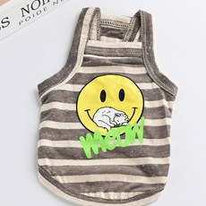 Coco studio 寵物日常背心, 灰色, 1個