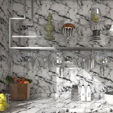 Alleophom 廚房防護壁貼 TYPE4, 1個