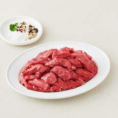 설성목장 무항생제 인증 한우 정육 1+등급 국거리 (냉장), 1개, 300g