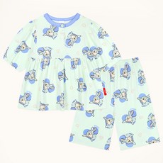 몰리멜리프렌즈 아동용 디즈니 덤퍼 헬로 7부 파자마 상하의 세트