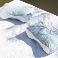 KIGEOL PILLOW Allercure Green Change 頸椎枕, 2個, 藍灰色