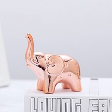 더플로우커머스 재물이 들어오는 코끼리 장식품, 로즈골드소형