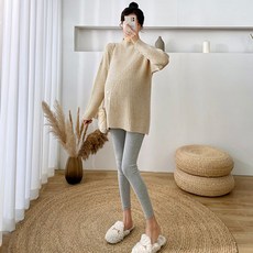 에스텔라 임산부 미드 컬러 니트