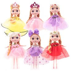 ABM KOREA 公主玩偶造型鑰匙圈 18cm 6入, 隨機出貨