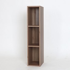퍼티크 인테리어 틈새장, 초콜릿, 3단