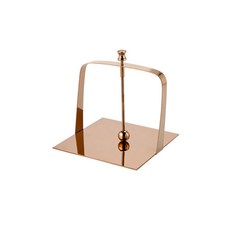 JH Company方形鋼質餐巾紙架 L, 玫瑰金, 1個