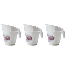 台灣美加賀小洗桶 3入 廚房清潔好幫手 食品級材質 安全無毒 傾斜桶口設計 倒水更順暢, 1入, 白色