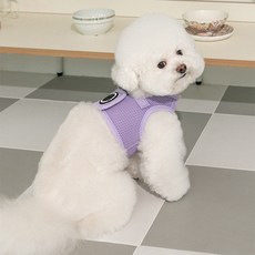 퍼피아 반려동물 조끼형 소프트 베스트 하네스 AH305, 바이올렛, 1개