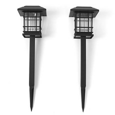 Yogomoji LED 太陽能庭院燈 S-2 2p, 白色