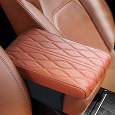 지엠지모터스 스테이블 차량용 메모리폼 콘솔 쿠션, 브라운, 1개