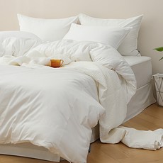 Takataka Signature 優質棉被套, 白色, 1入