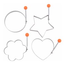 不鏽鋼煎蛋模具4件組, 1個, 基本