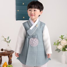 Iseolhanbok 50001 Green Ggio 韓服 上衣 + 背心 + 褲子 套裝