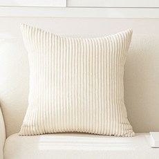 G&Y 燈芯絨天鵝絨素色抱枕套