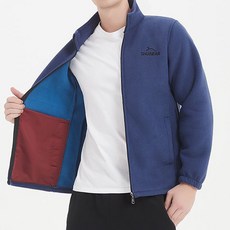 남성용 DM 중년 캐주얼 집업 후리스 자켓