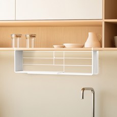 JLIFE Luther 上櫃加寬層架, 白色, 1個