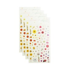 Petit 季節貼紙 春季 美麗花園 DA5400, 混合顏色, 4個