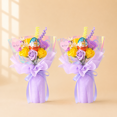 Scent Basket Signbling Kinder Joy 香皂花束 2入, 紫色