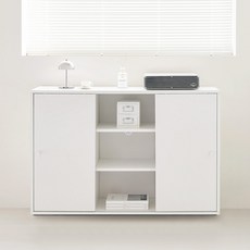 아이엔지홈 알렉스 높은 1200 슬라이딩 오픈 수납장 일반형 단품 방문설치, 화이트