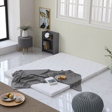 베드넷퍼니쳐 10존 에어폼 매트리스 + 큐브 삼중직 커버, 화이트(커버), 12cm