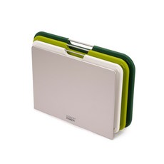 Joseph Joseph 砧板支架廚房工具組 綠色款, 1組, 3個砧板+案例