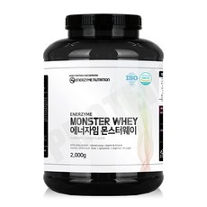 ENERZYME Monsterway WPC 蛋白質保健品巧克力味, 2kg, 1個