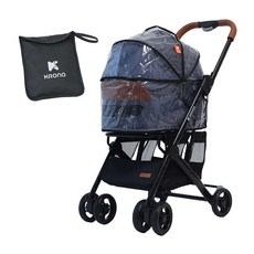 KRONO Premium 一體式寵物推車防雨罩, 單色