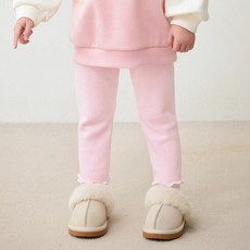 mollimelli 兒童愛心刷毛內搭褲