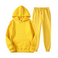 Market A 彩色套頭帽T + 長褲套裝