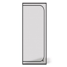 DING DONG PET 寵物拉鍊式防貓門, 黑色